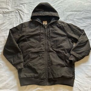 RedHead Men's Dark Brown Hooded Windbreaker